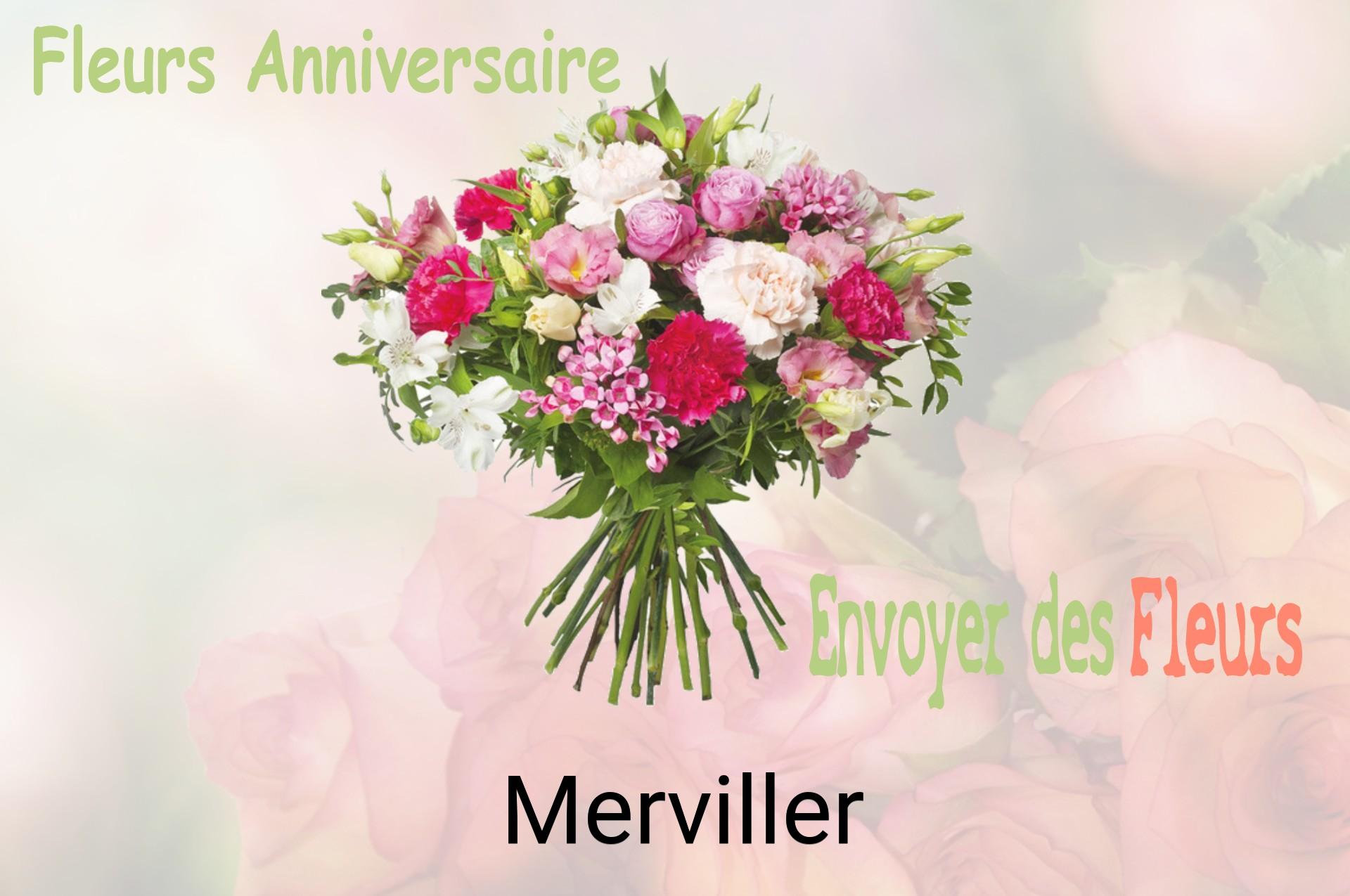 Bouquet de fleurs d’anniversaire livré à Merviller